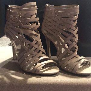 Jessica Simpson leather bootie style sandal